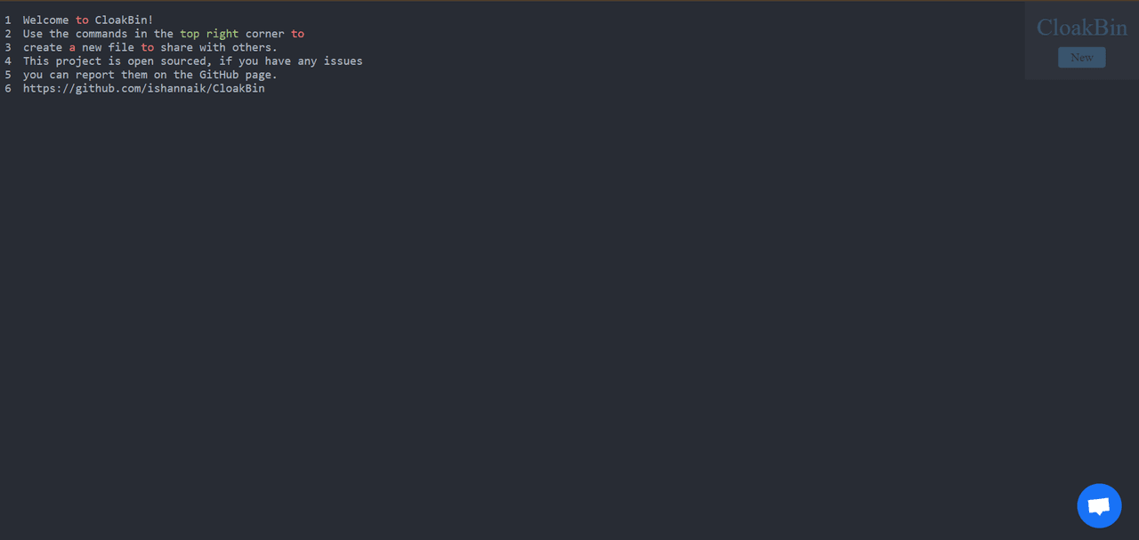CloakBin screenshot