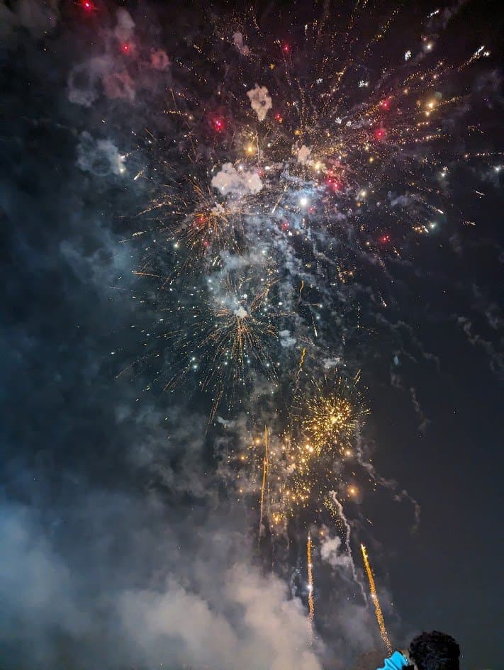 Fireworks at the grand finale